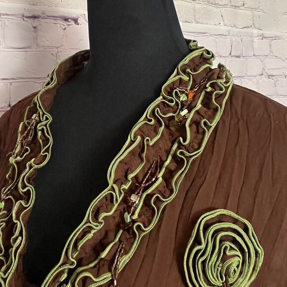 Unbranded Women's Brown Blouse - Picture 8 of 8